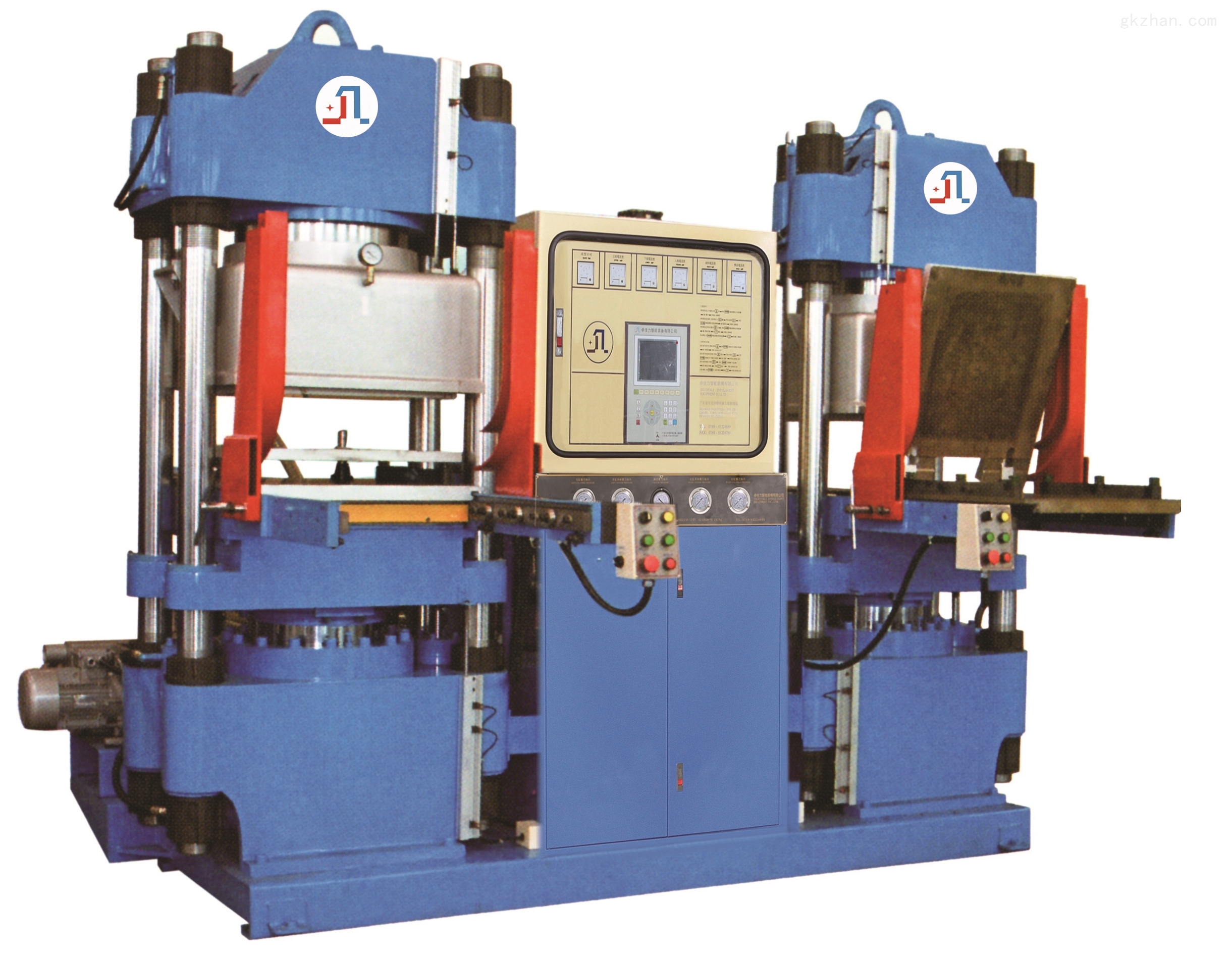 度自动快速真空轨道开模热压硫化机-东莞市鸿泰鑫机械设备有限公司