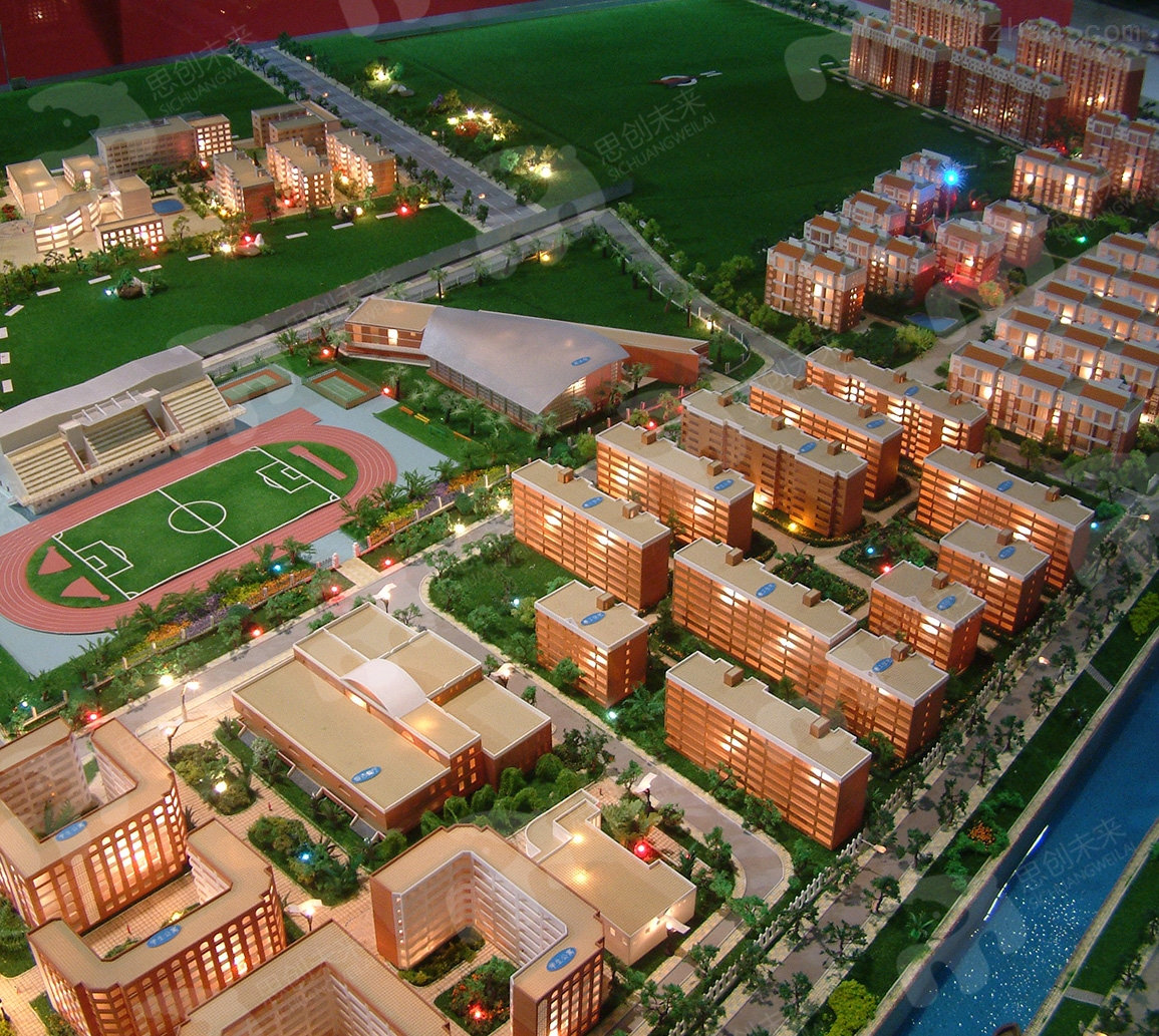 物流港口园区沙盘