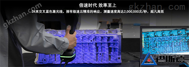 高精度三維掃描儀, 全局式三維掃描儀,計量級3D掃描儀